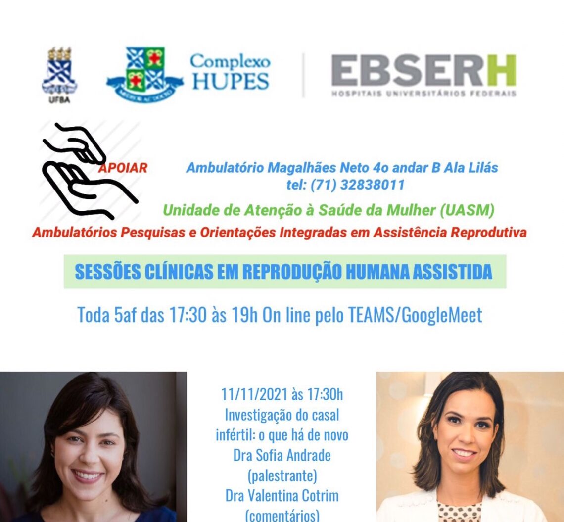 11.11 - Sessões clínicas em Reprodução Humana Assistida