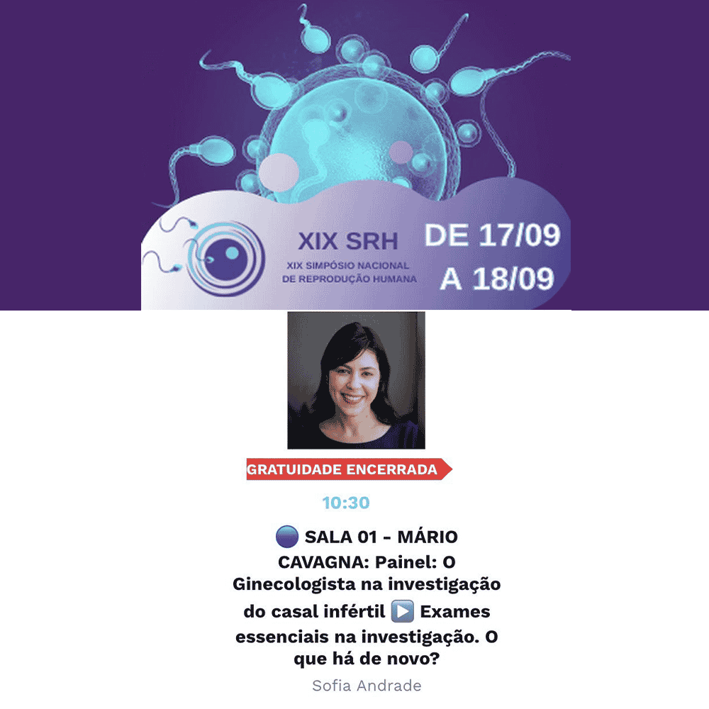 17.09.2021. Palestra no Simpósio Nacional de Reprodução em 2021